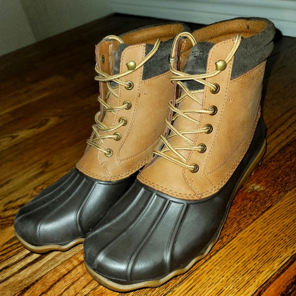 Mens' Sperry Waterproof Duck Boots- Size 11